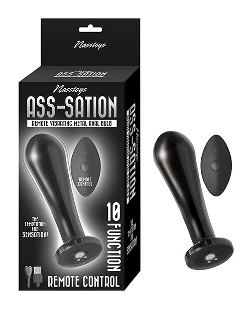 Ass-sation Remote Vibrating Metal Anal Bulb