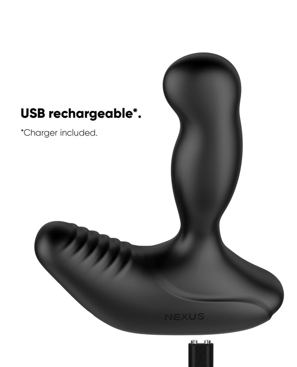 Nexus Revo Stealth App Enabled Rotating & Vibrating Prostate Massager - Black