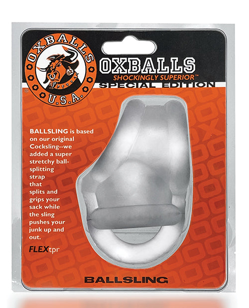 Oxballs Ballsling Ball Split Sling - Clear Ice