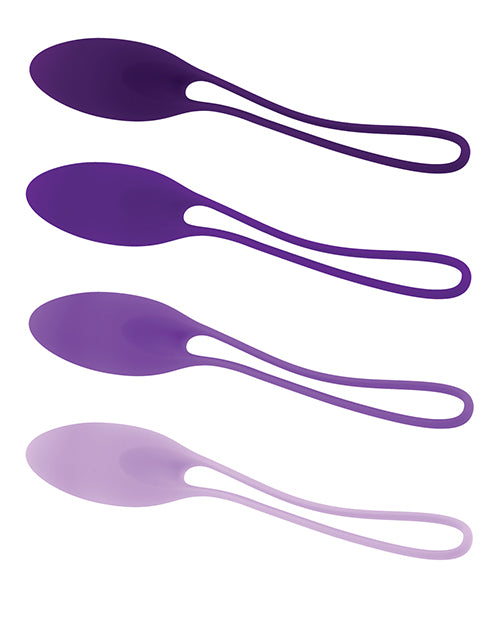 Playboy Pleasure “Put In Work” Kegel Set – Acai/Ombre (4 Piece)