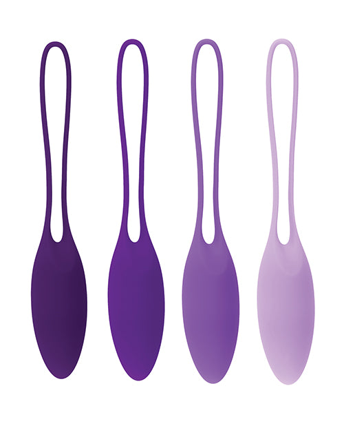 Playboy Pleasure “Put In Work” Kegel Set – Acai/Ombre (4 Piece)