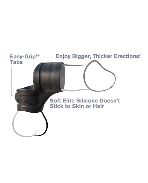 Fantasy C-Ringz Mr. Big Cock Ring & Ball Stretcher - Black