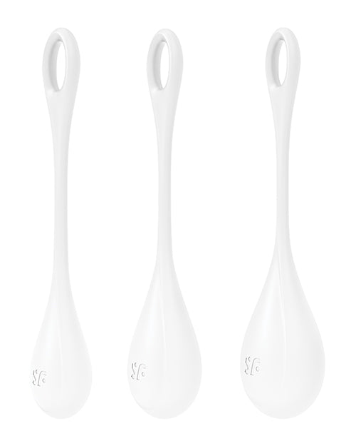 Satisfyer Yoni Power 1 Pelvic Floor Training Balls Set – White
