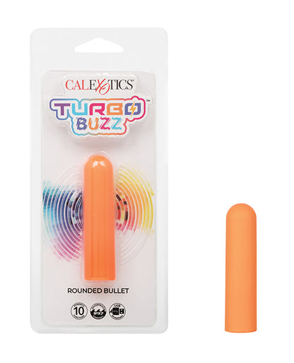 Turbo Buzz Rounded Bullet Stimulator – Orange