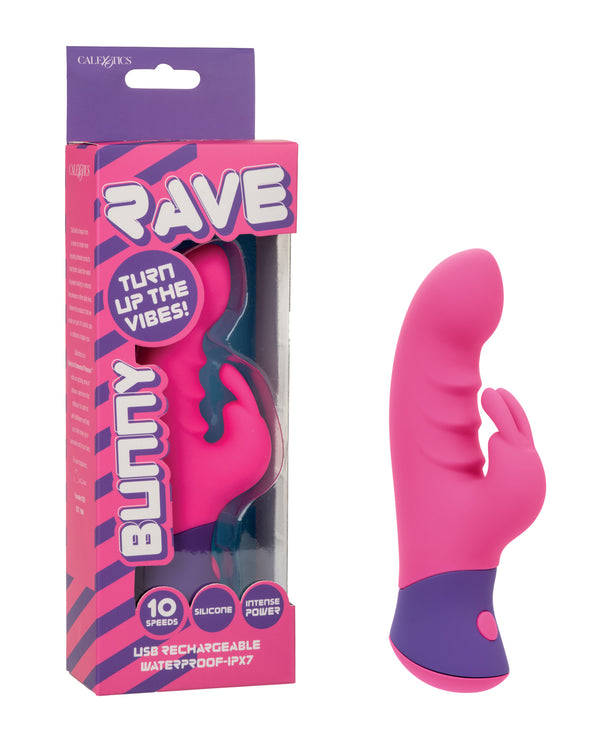 Rave Bunny Dual Massager - Pink/ Purple