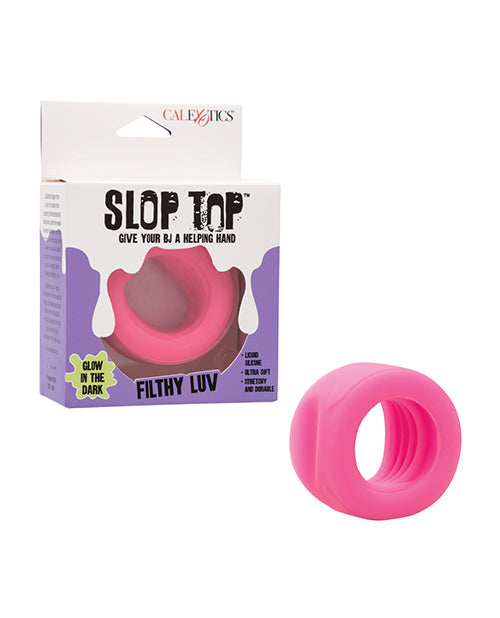 Slop Top Glow in the Dark Filthy Luv Stroker - Pink