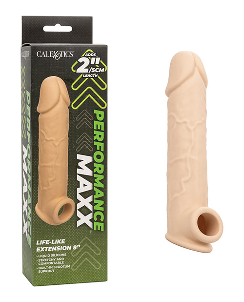 Performance Maxx Life-Like 8" Penis Extension - Ivory