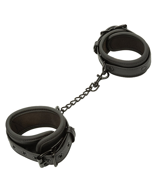 Nocturnal Collection Adjustable Ankle Cuffs - Black