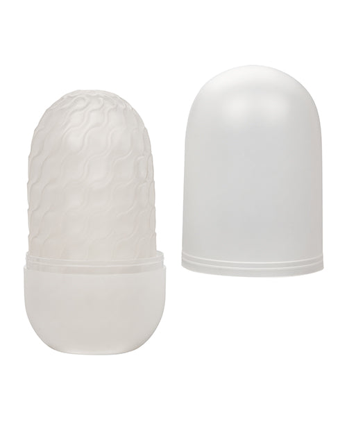 Boundless Reversible Ribbed Stroker - White