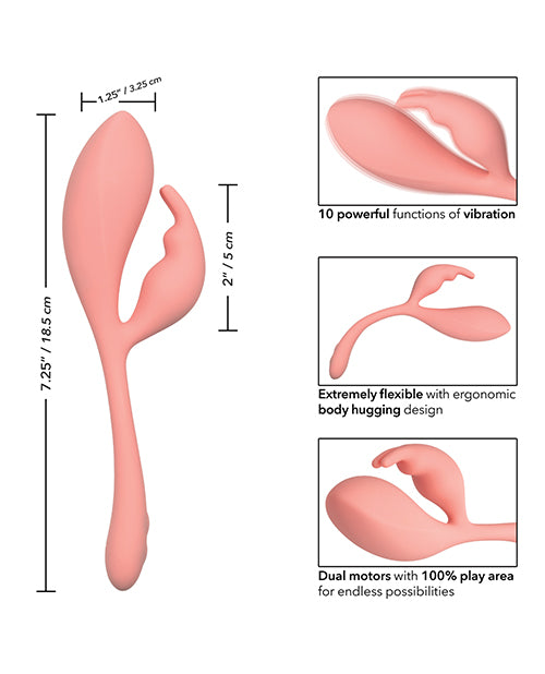 Elle Liquid Silicone Bunny - Pink