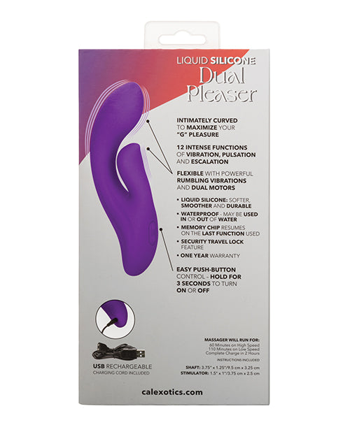 Stella Liquid Silicone Dual Pleaser - Purple