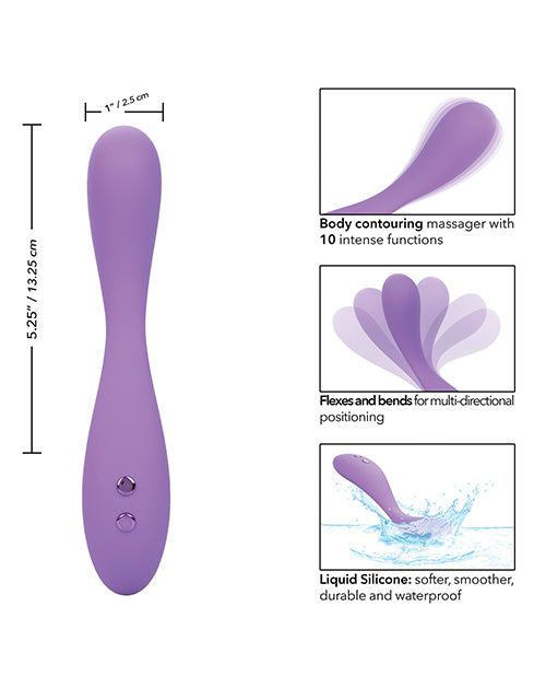 Contour Demi Flexible Massager - Purple