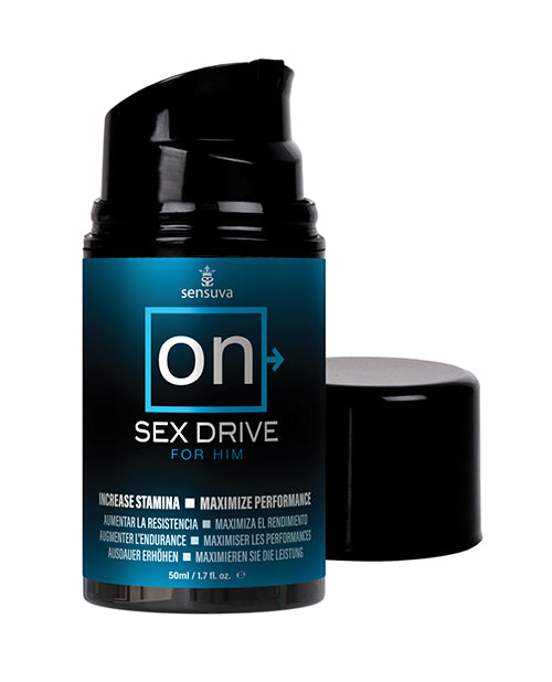 ON for Him Sex Drive Cream – Testosterone Support Cream (1.7 oz)