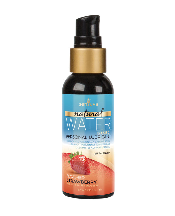 Sensuva Natural Water Based Personal Moisturizer - 1.93 oz Strawberry