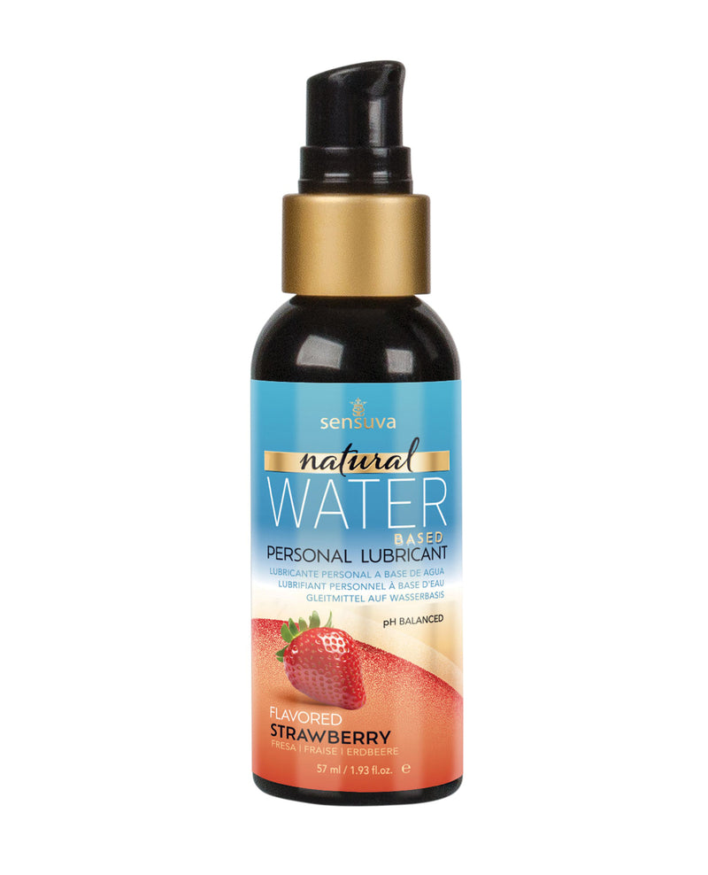 Sensuva Natural Water Based Personal Moisturizer - 1.93 oz Strawberry