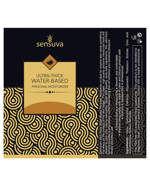 Sensuva Ultra Thick Water Based Personal Moisturizer