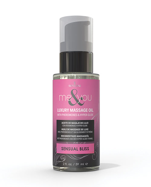 Sensuva Me & You Massage Oil - 2 oz Sensual Bliss