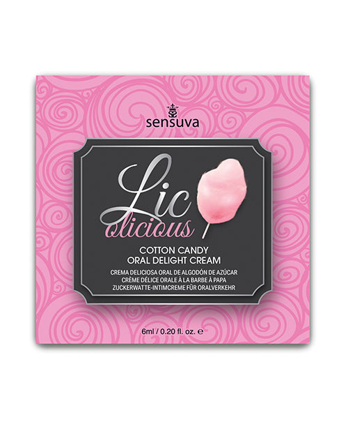 Lic O Licious Oral Delight Cream - 6ml Packet Cotton Candy