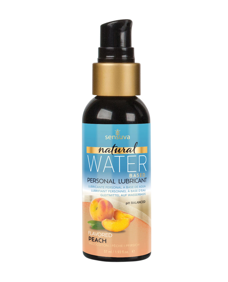 Sensuva Natural Water Based Personal Moisturizer - 2 oz Peach