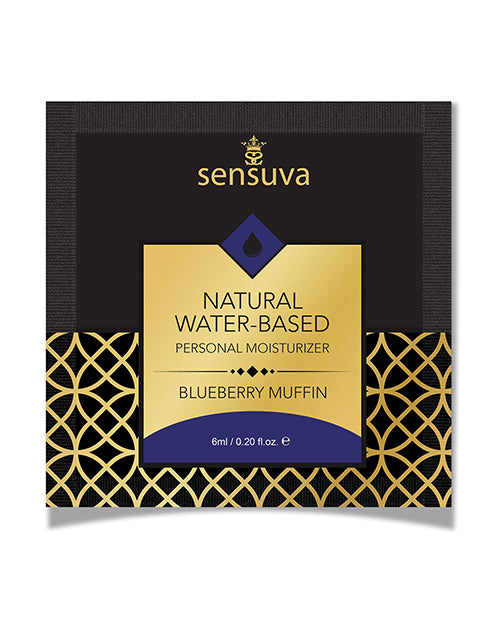 Sensuva Natural Water Based Personal Moisturizer Single Use Packet