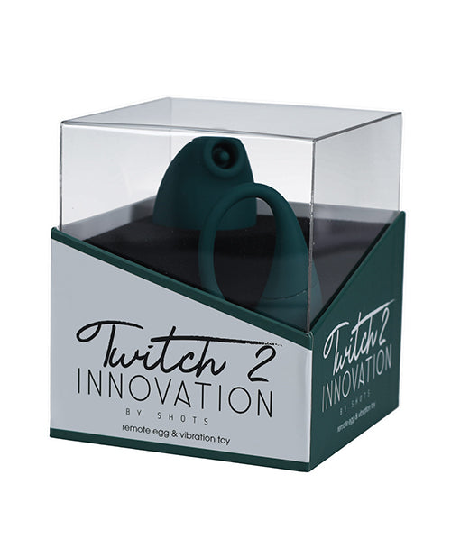 Shots Twitch 2 Vibrator W/remote Control Vibrating Egg