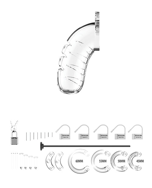 Shots Man Cage W/silicone Urethral Sounding