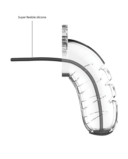 Shots Man Cage W/silicone Urethral Sounding