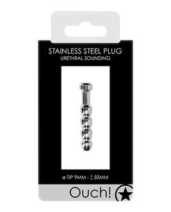 Shots Ouch 9mm Urethral Sounding Metal Plug Ship My Sex Toys Shots Ouch 9mm Urethral Sounding Metal Plug Ship My Sex Toys