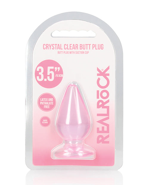 Shots Realrock Crystal Clear Anal Plug