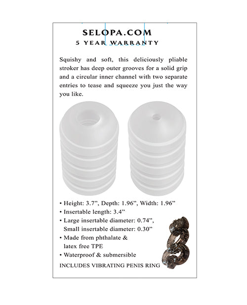 Selopa Ring Me Up Squishy & Soft Stroker - Clear