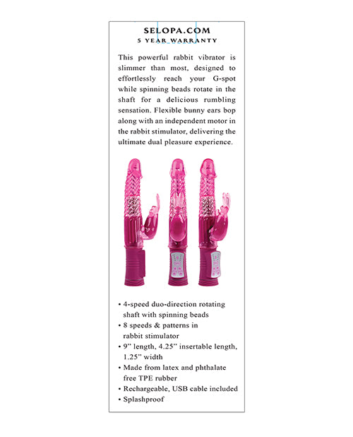 Selopa Rechargeable Bunny - Pink