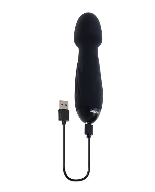 Selopa Power Trip Wand Vibrator - Black