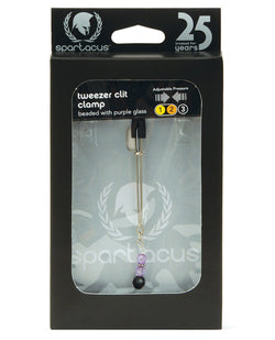 Spartacus Beaded Clit Clamp - Purple