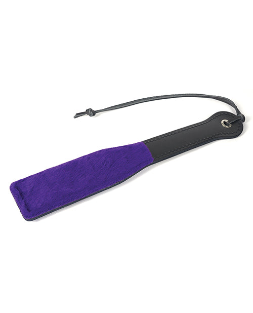 Spartacus 12" Faux Fur Paddle - Purple