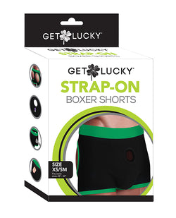 Get Lucky Strap On Boxers - Black/green