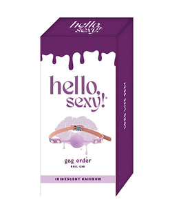 Hello Sexy! Gag Order - Iridescent Rainbow