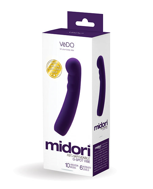 VeDO Midori Rechargeable G-Spot Vibe - Deep Purple
