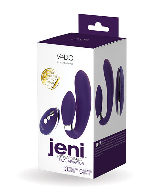 VeDO Jeni Dual Motor Vibe w/Remote – Purple