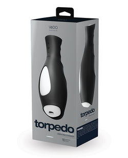 VeDO Torpedo Vibrating Rechargable Stroker - Just Black