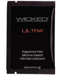 Wicked Sensual Care Ultra Silicone Based Lubricant - .1 oz Fragrance Free