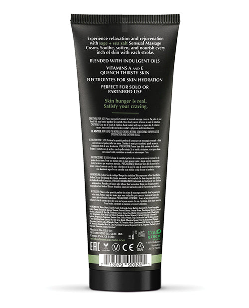 Wicked Sensual Care Sage & Sea Salt Massage Cream