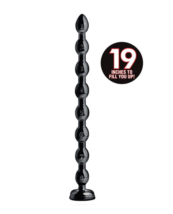 Hosed 1.5" Beaded Hose - 19" Long