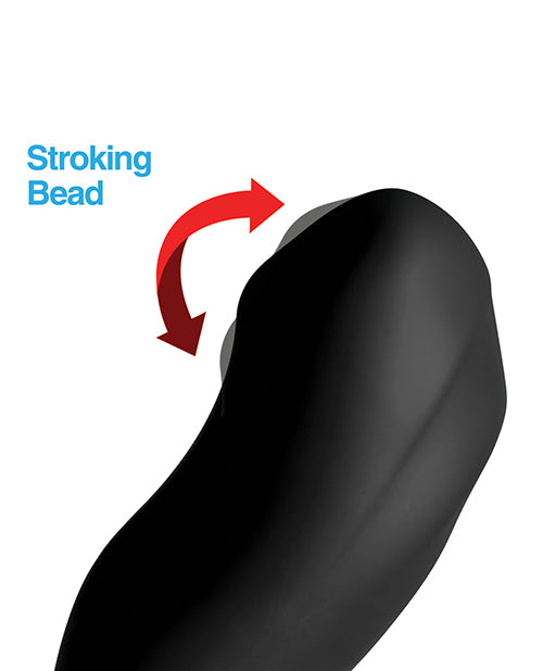 7X Bendable Prostate Stimulator with Stroking Bead