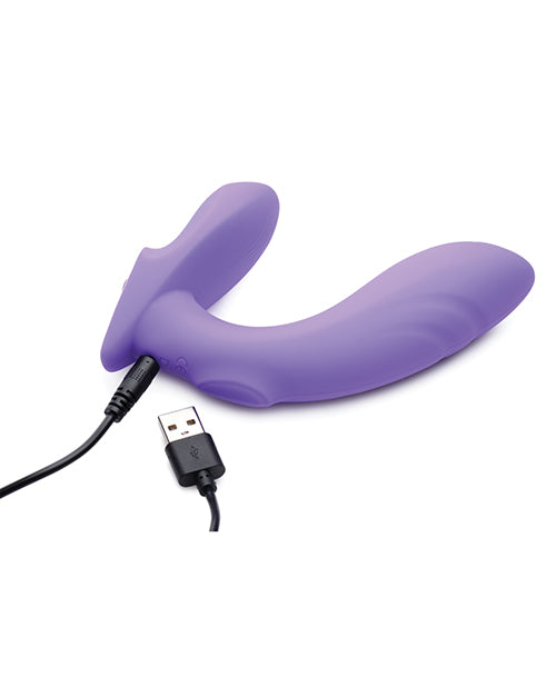 Inmi 10x G-Tap Tapping Silicone G Spot Vibrator - Purple