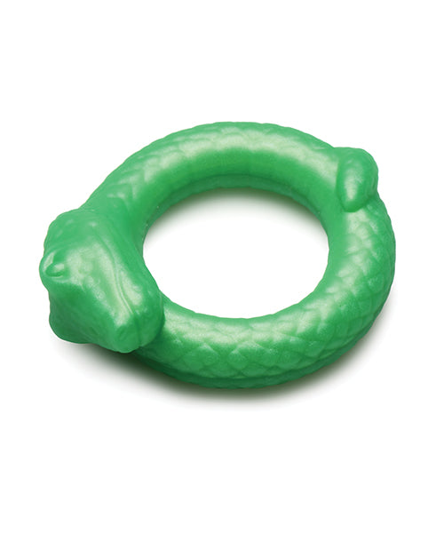 Creature Cocks Serpentine Silicone Cock Ring - Green