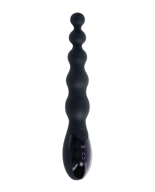 Zero Tolerance Backdoor Baton Beaded Anal Vibrator - Black