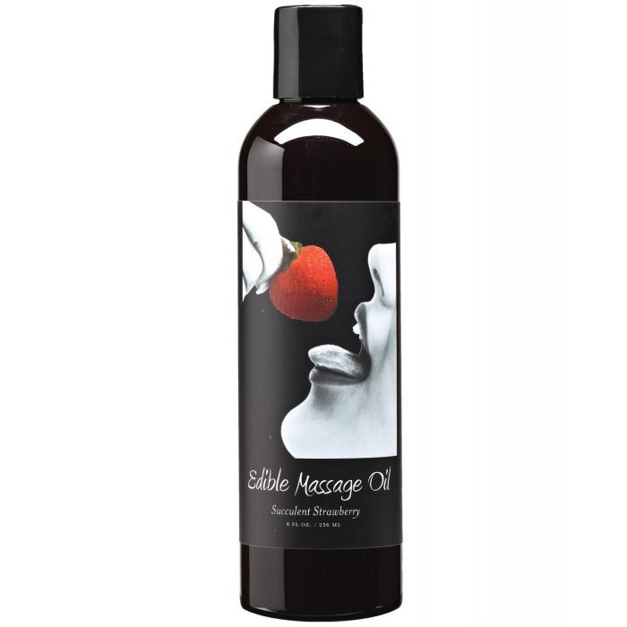 Earthly Body Edible Massage Oil - 8 oz Shipmysextoys
