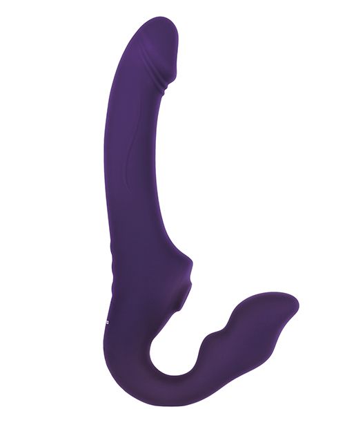 Evolved 2 Become 1 Strapless Strap On - Purple Shipmysextoys