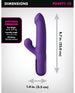 Silicone thrusting and clit flicking rabbit vibrator dimensions 