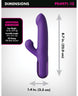 Silicone thrusting and clit flicking rabbit vibrator dimensions 